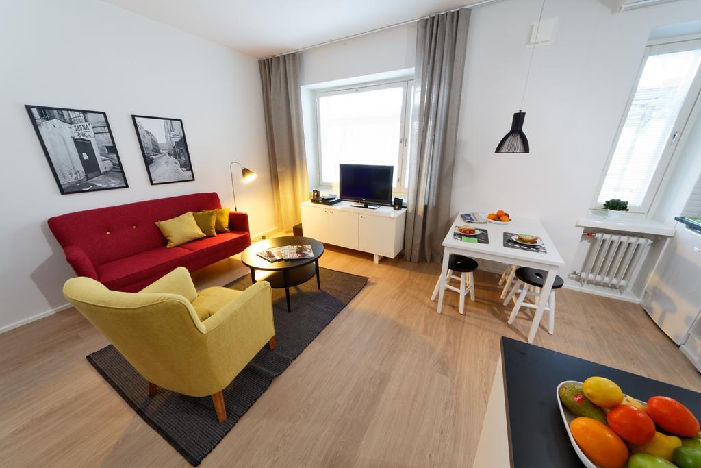 Forenom Serviced Apartments Helsinki Kruununhaka الغرفة الصورة